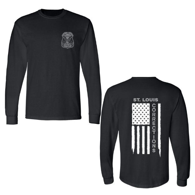 Gildan Badge Long Sleeve T Shirt
